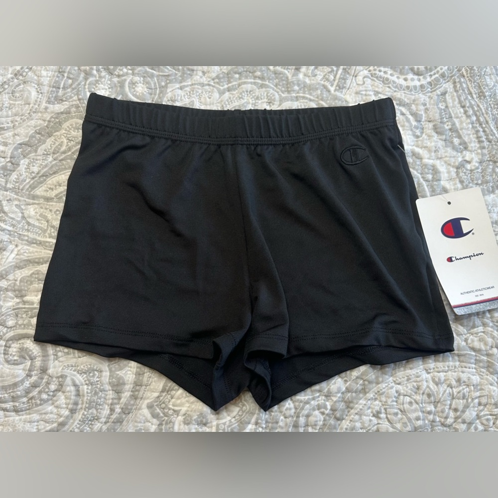 Champion Women’s Black Spandex Athletic Shorts NWT Size XS